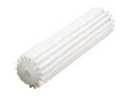 White Industrial Nylon Brush Food Cleaning Brushes Custom Size Easy Installation